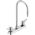Delta Commercial W67 Series Mixing Faucet Deck Mount Faucet W6740-C